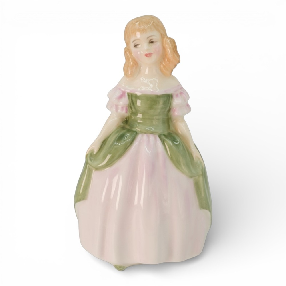 Royal Doulton Ceramic Figurine in Green and Pink HN 2338 “Penny”